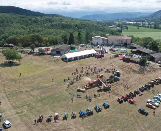 photo par drone sur un événement , réalisé par Hélène Dagues de Clactaphoto